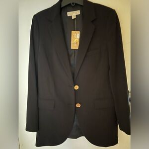 Michael Kors Black Blazer with Gold Buttons